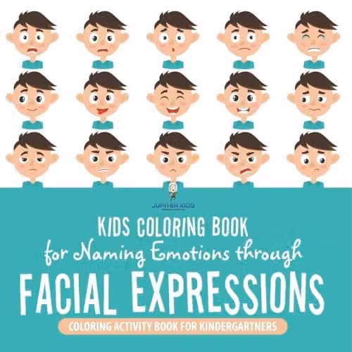 Speedy Kids Multicolour Kids Colouring Book for Naming Emotions through Facial Expressions and Social Skills Enrichment for Ages 4-8