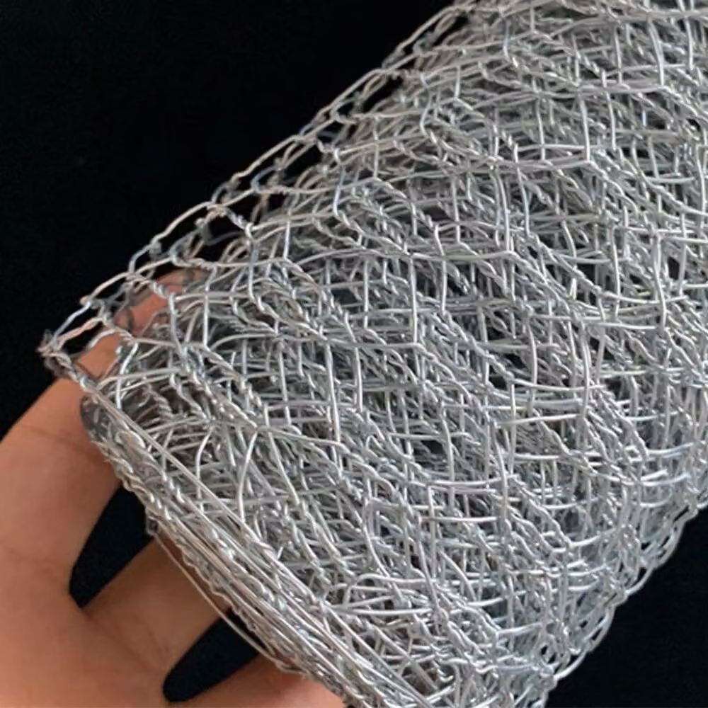 SPETLEK Silver Galvanised Steel Wire Metal Mesh Fencing Netting, 100m – 2