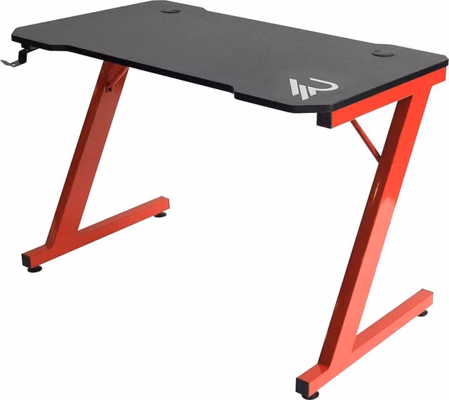Subsonic Raiden Pro Height Adjustable Gaming Desk in Black