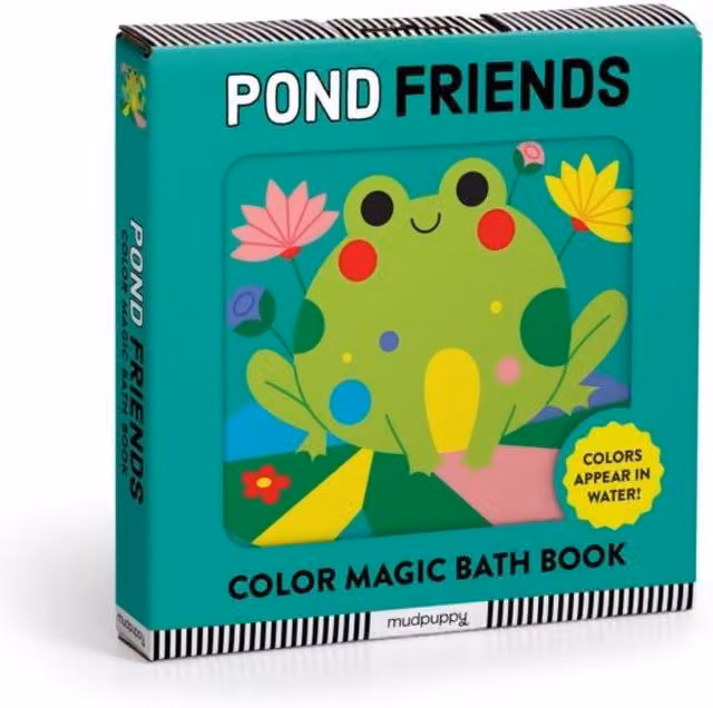 Mudpuppy Pond Friends Colour Magic Bath Book Paperback, Multicolour
