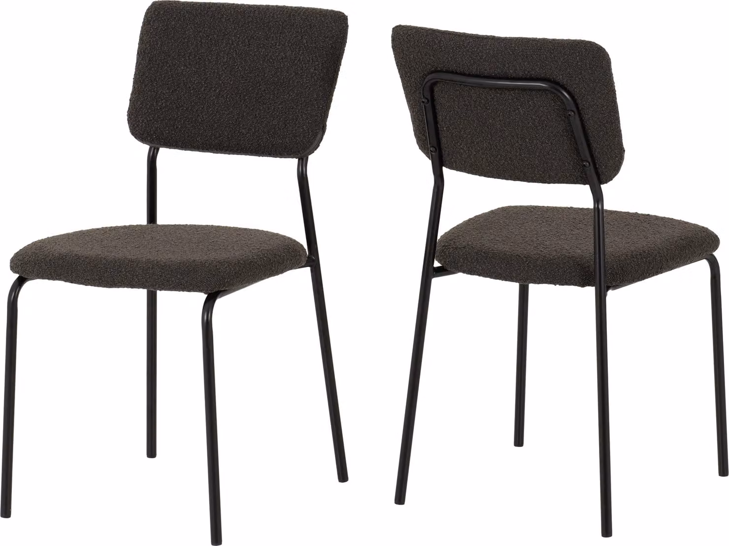 Seconique Marlow & Sheldon Modern Rectangular Dining Set with Marble Effect Table and Chairs in Grey – 4
