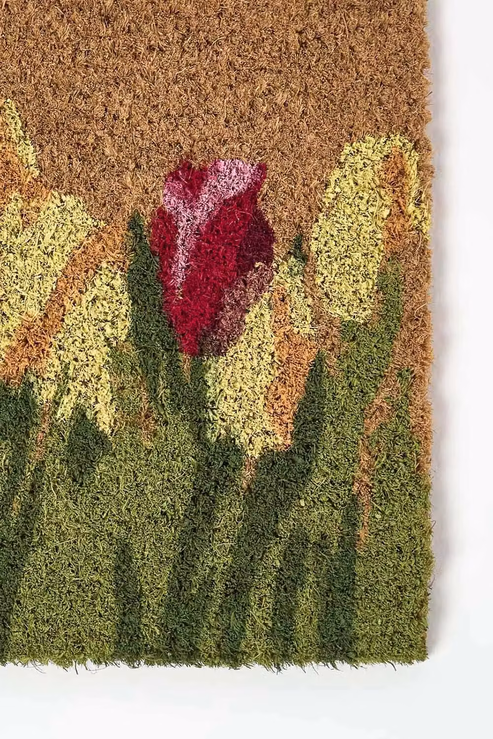 Homescapes Multicolour Floral Coir and PVC Rectangular Doormat, W: 75 cm, D: 17 cm, H: 1 cm – 2