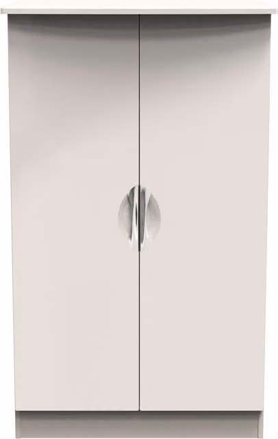 2 U Holborn Ready Assembled 2 Door Midi Wardrobe in Taupe – 1