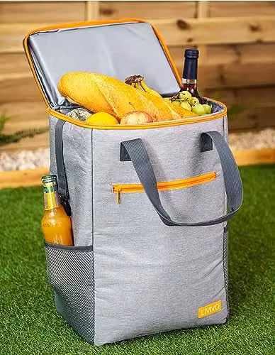 LIVIVO Premium 30L Insulated Cooler Backpack in Grey – 7
