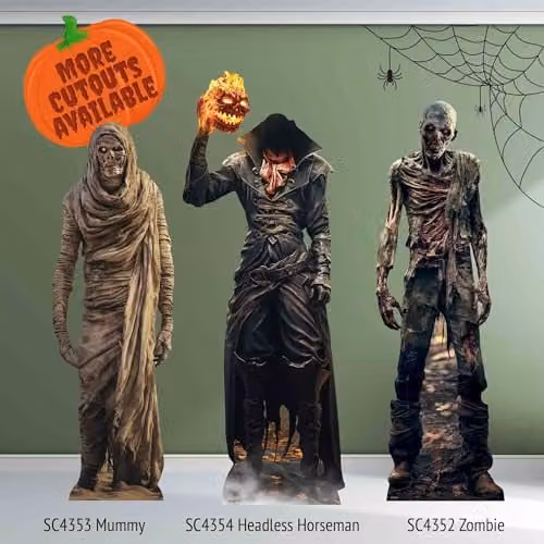 Star Cutouts SC4352 Zombie Skeleton Multicolour Cardboard Cutout for Halloween Parties – 6