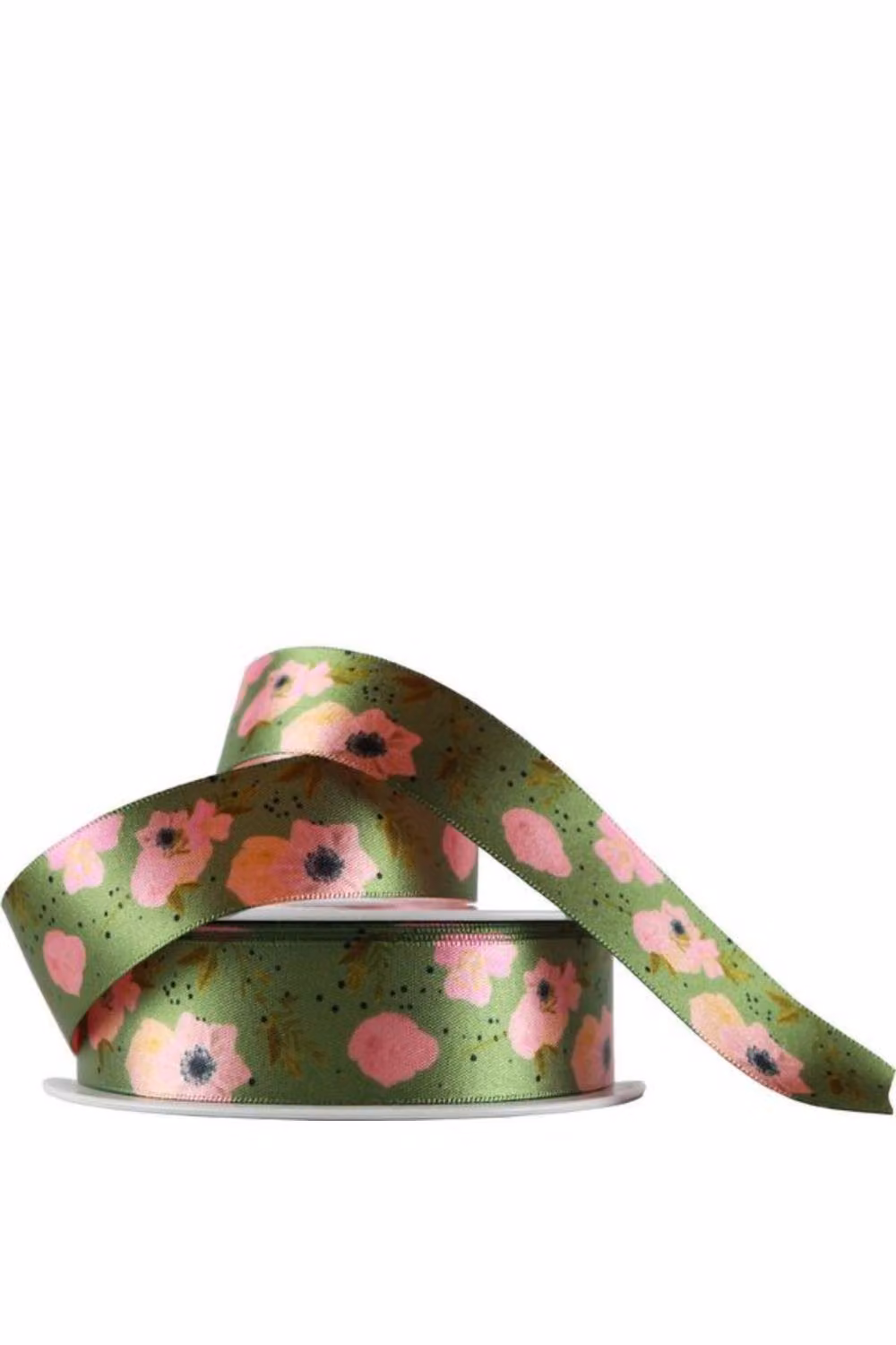KDMD Classic Green and Pink Floral Ribbon – 2