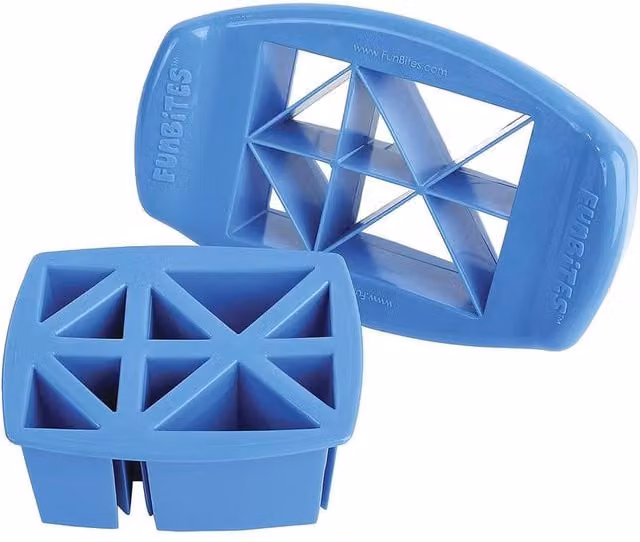 FunBites Blue Plastic Heart Shaped Cookie Cutter for Children – 1