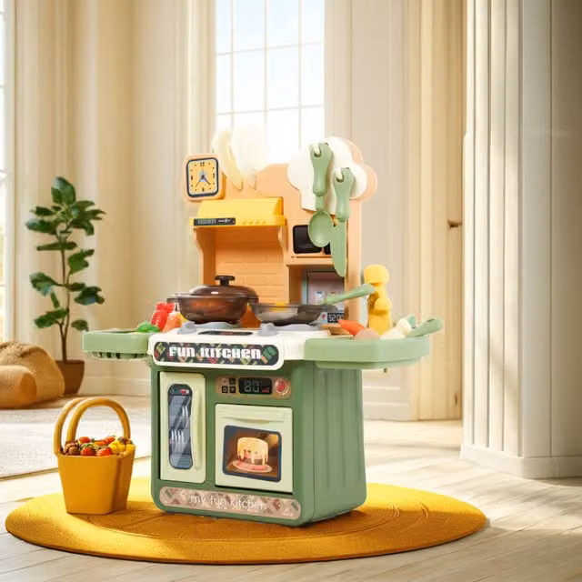 Kidkid Pretend Play Kitchen Toy Set in Green
