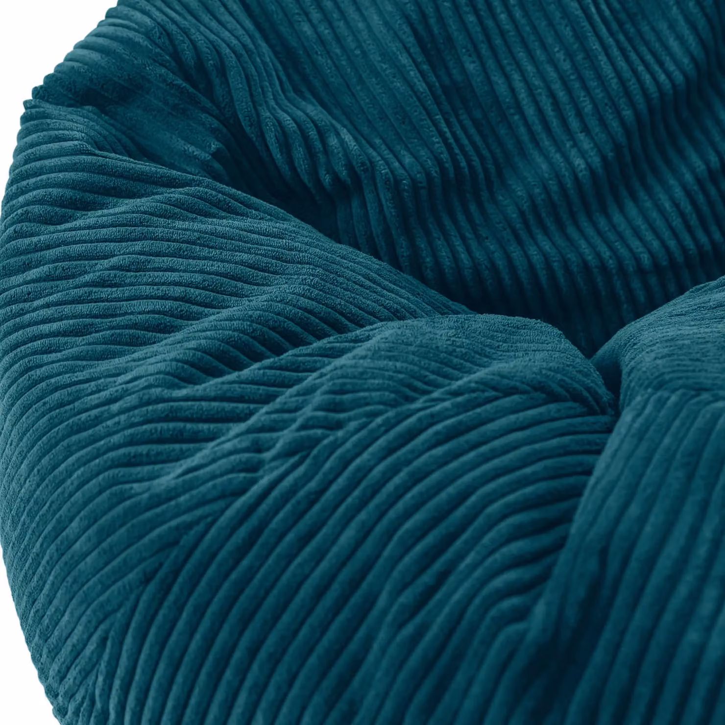ICON Classic Cord Bean Bag in Petrol Green – 4