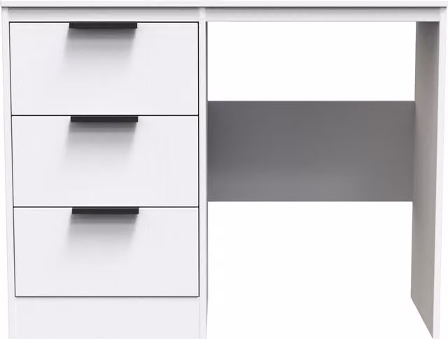 Ready Assembled 2 U Denver 3 Drawer Vanity in White