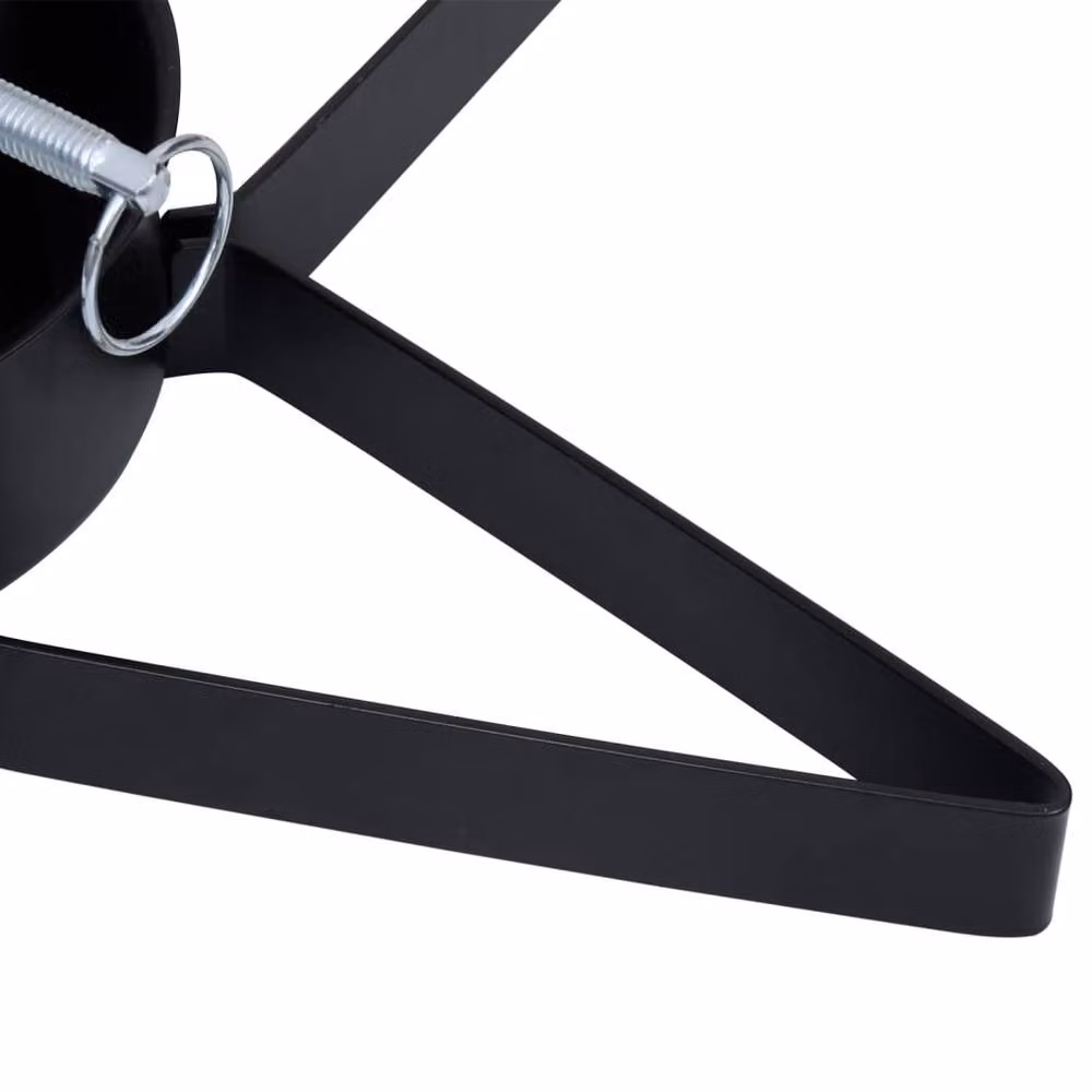 Berkfield Home Christmas Tree Stand, Black, W/D/H: 47 x 47 x 13.5 cm – 3