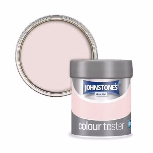 Johnstone's Rosebud Colour Sample Tester Pot, Pink, 75ml