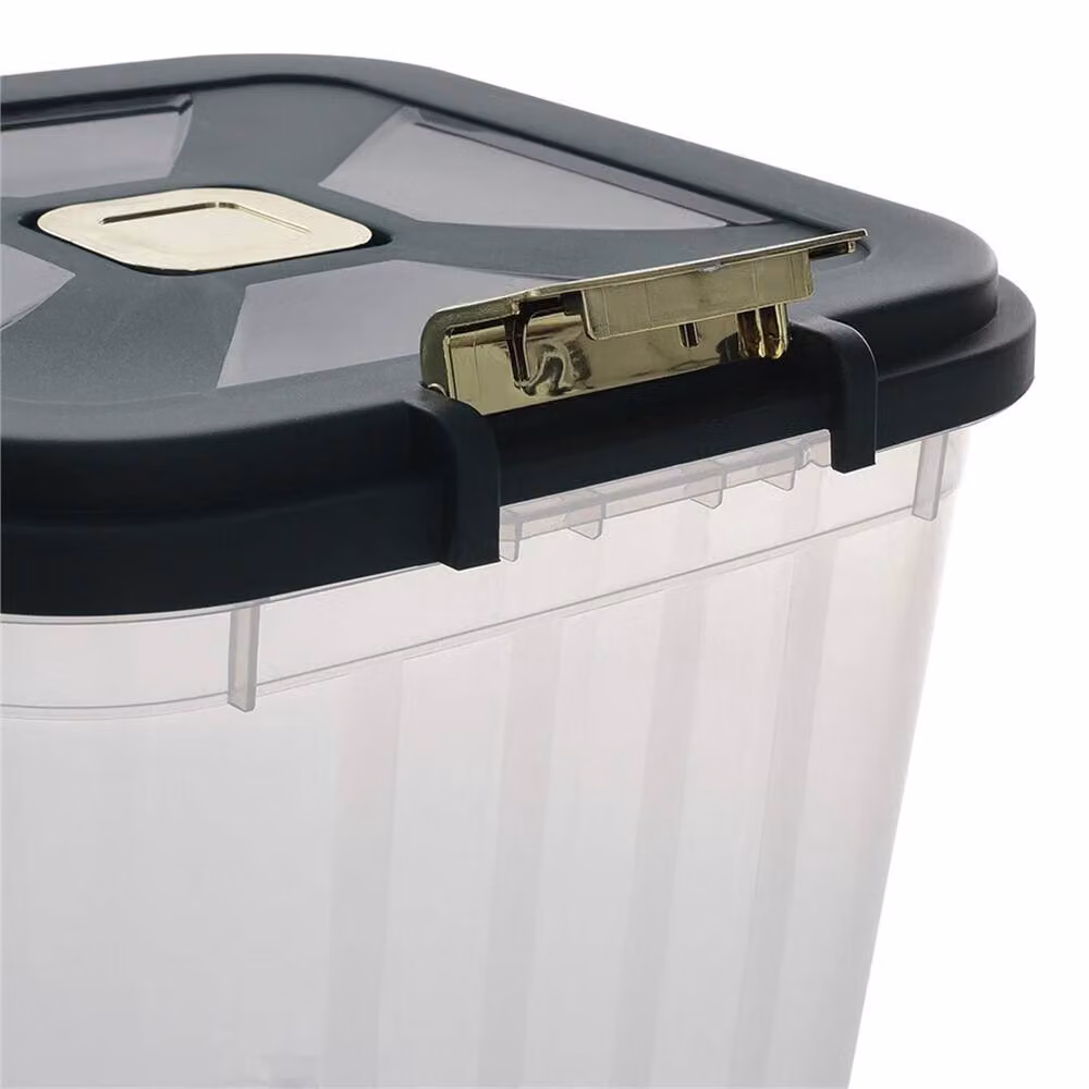 PAWNORA Clear Pet Food Storage Bin on Wheels, 7.5kg Dry Feed Container – 3