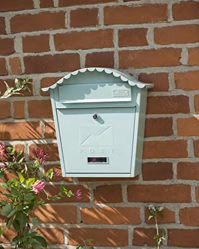 Burg-Wächter Classic Free Standing Letterbox in Green, W/D/H: 36 x 37 x 13 cm – 5