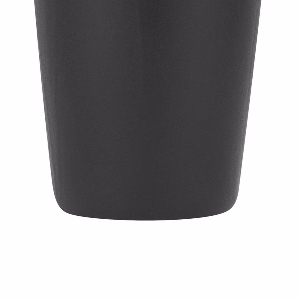 Wyld and Coco Black Stoneware Table Vase with Sculpted Twist Rim, Height: 33 cm – 5