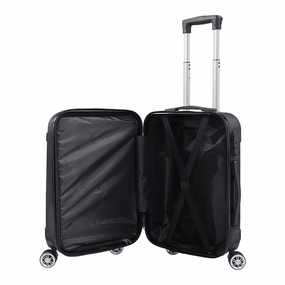 SHEONLY 3-Piece Travel Suitcase Set in Black – 1