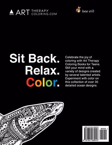 Sharks and More: Advanced Ocean Theme Coloring Book for Teens and Tweens for Stress Relief and Relaxation – 2