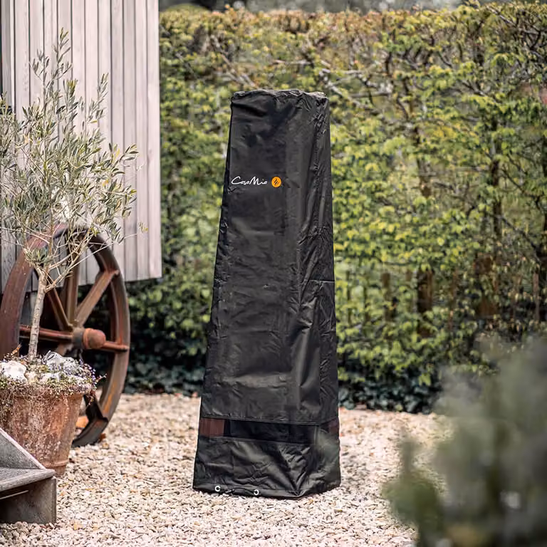 Leisure Grow Tempo Gas Chiminea Cover in Black Polyester