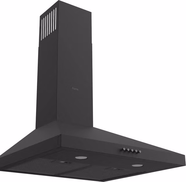 Ferre Black Metal Pyramid Wall Mounted Exhaust Hood