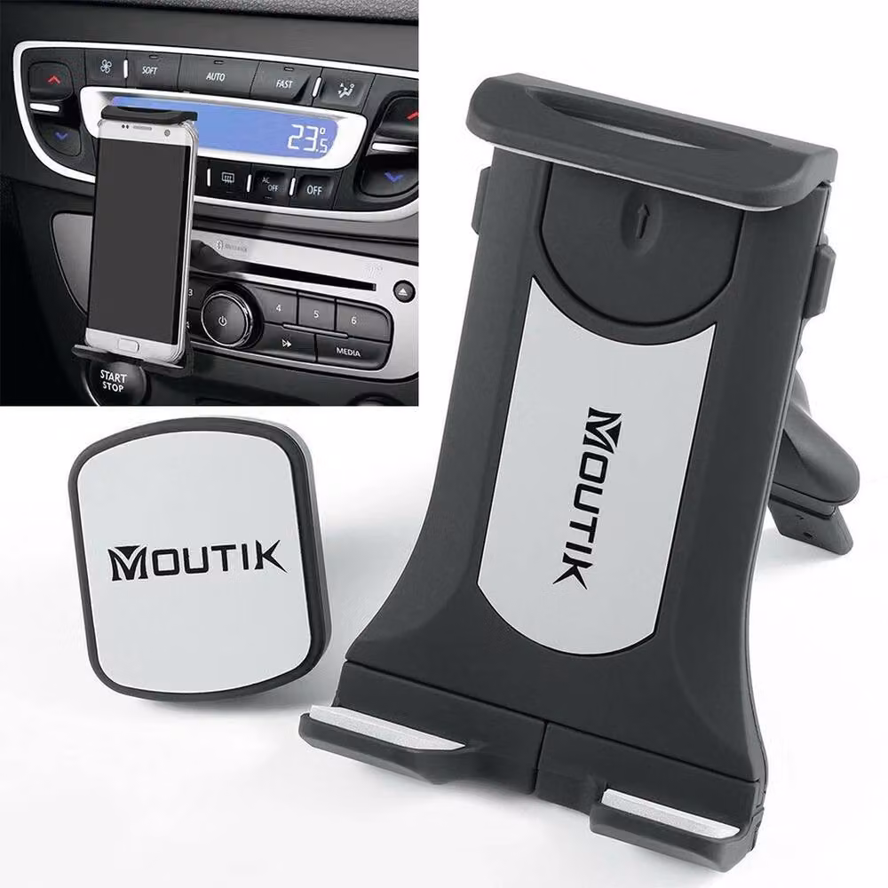 FLAVORA Universal CD Slot Device Mount Holder, 5-10 Inch, Black – 5