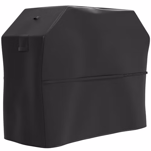 Outsunny Black Polyester BBQ Cover for Rectangular Gas Grills, W/D/H: 147 x 61 x 122 cm – 1