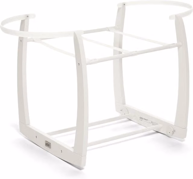 Mamas & Papas Rocking Moses Basket Stand in White