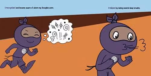 Anxious Ninja: A Children's Book About Managing Anxiety and Difficult Emotions by Grow Grit Press LLC, Multicolour – 4