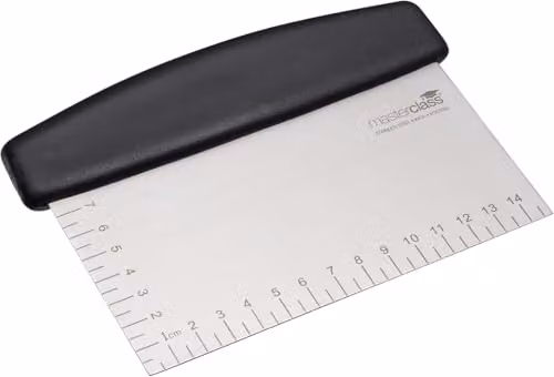 MasterClass Stainless Steel Dough Scraper in Silver, W: 15 cm, H: 7.5 cm, D: 7.5 cm – 1