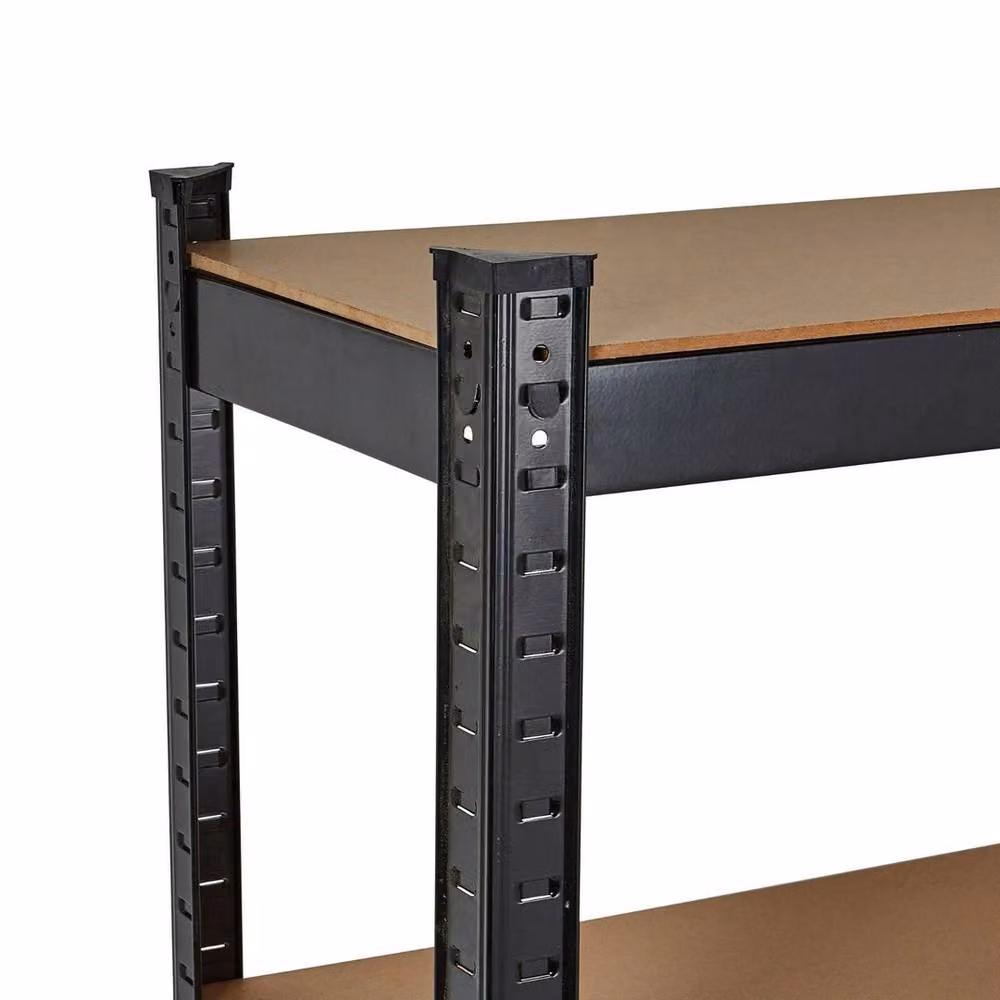 EONLION Black 5 Tier Metal Garage Shelving Unit with Adjustable Shelves, W/D/H: 100 x 40 x 200 cm – 3