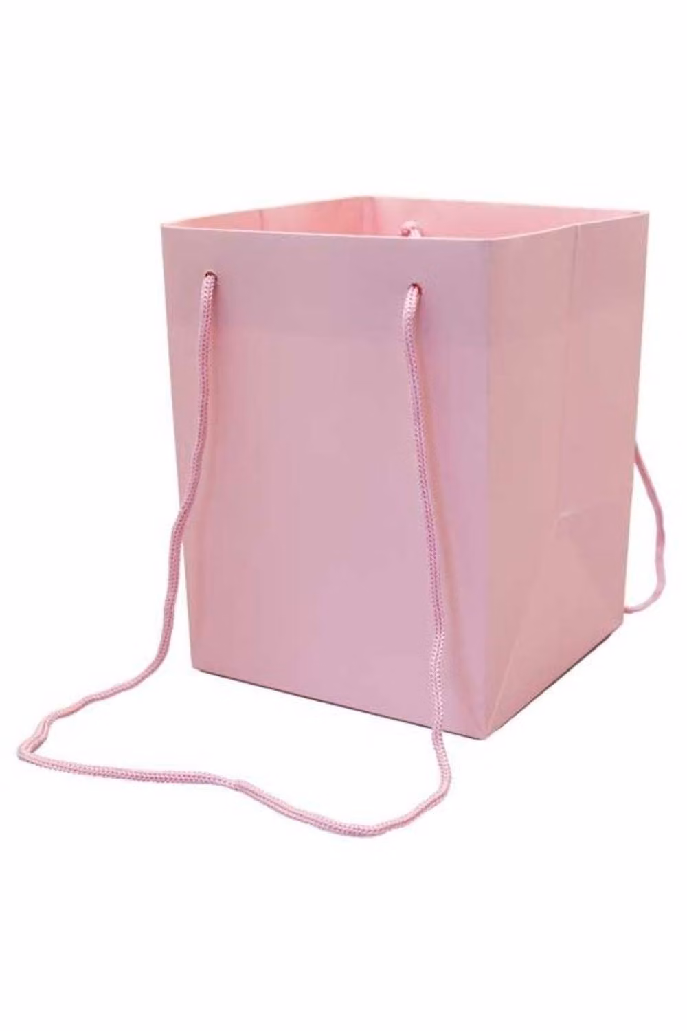 KDMD Pink and Green Paper Hand Tie Bags, 10 Pack