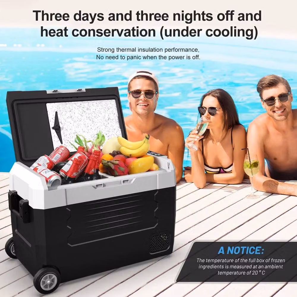 FLAVORA 45L Electric Compressor Car Refrigerator in Black – 5