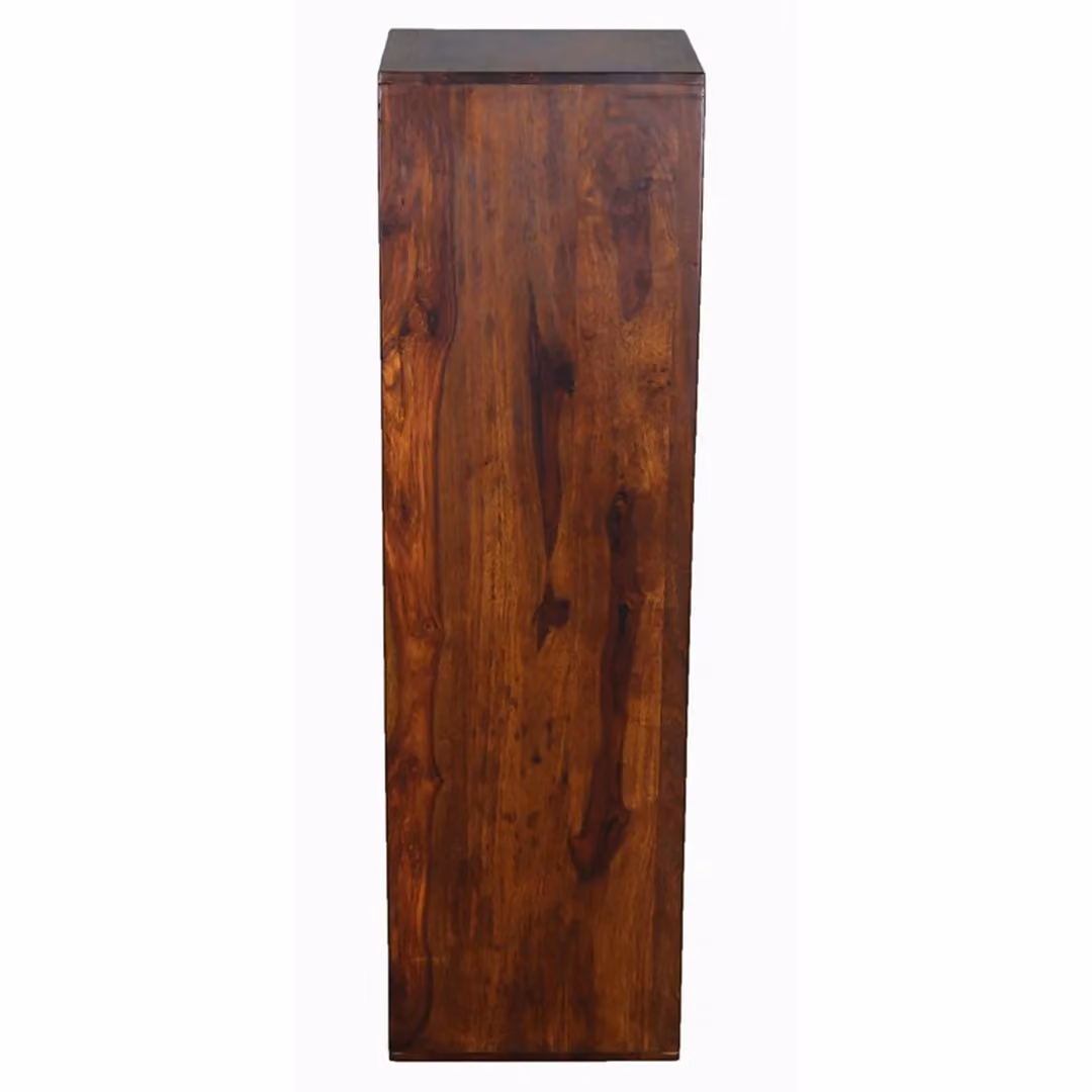 Jaipur Furniture Ltd Large Lamp Table in Brown Sheesham Wood, W/D/H: 25 x 25 x 85 cm – 2