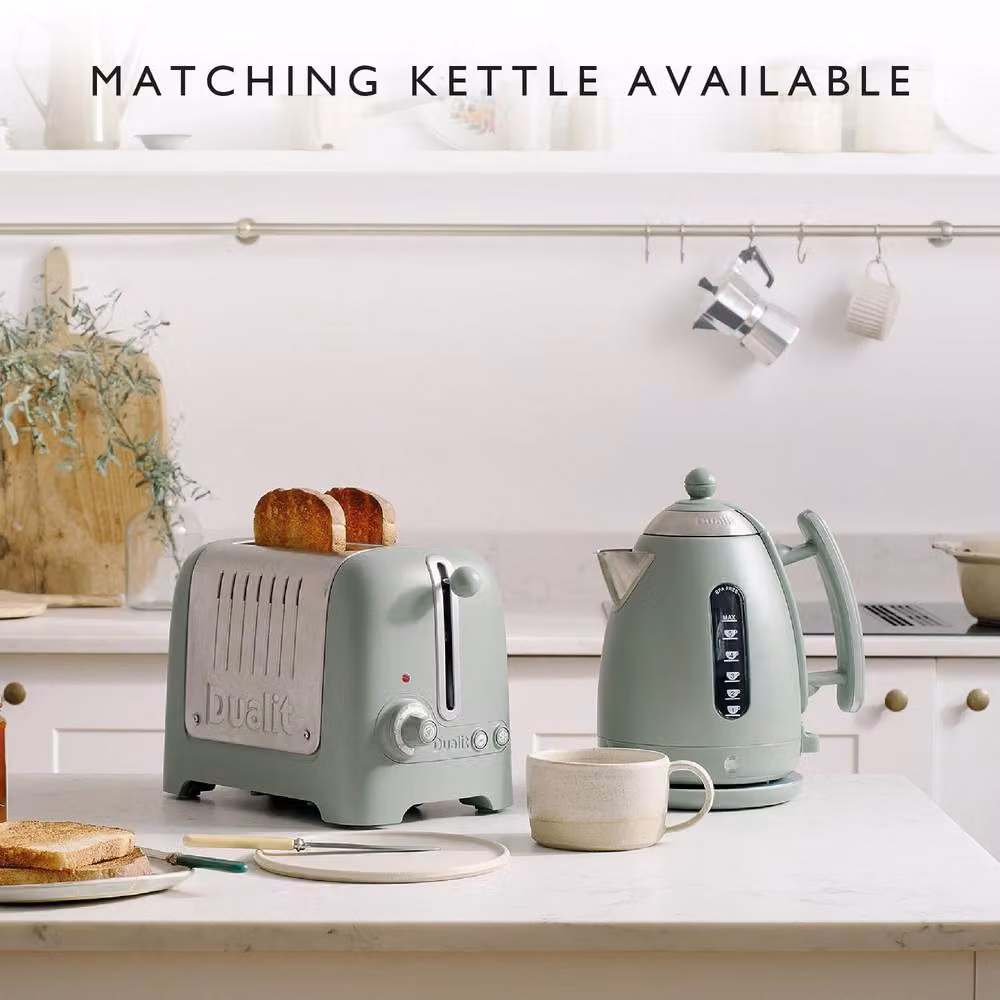Dualit 2 Slot Lite Metal Toaster in Green – 3