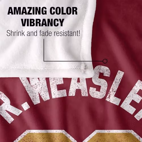 LOGOVISION Harry Potter Weasley Jersey Silky Touch Super Soft Fleece Throw Blanket, Multicolour, W: 91.44 cm x L: 147 cm – 3