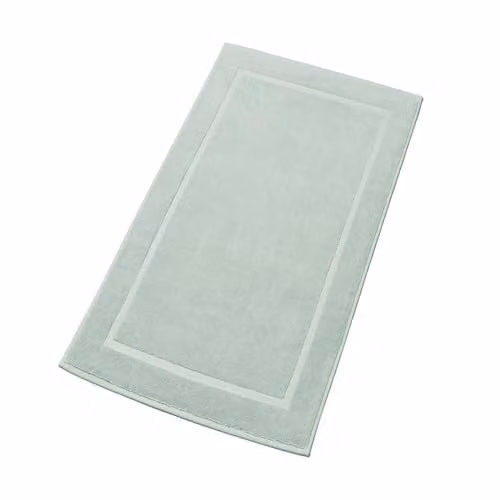 Christy Renaissance Luxury 100% Cotton Towelling Bath Mat in Blue or Beige, W: 52 cm x D: 90 cm – 1