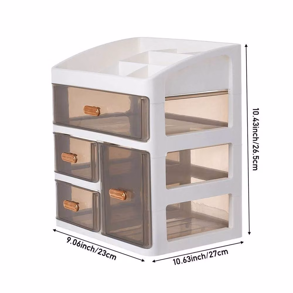 EONLION White Makeup Display Case Storage Organiser, Width: 50 cm – 2