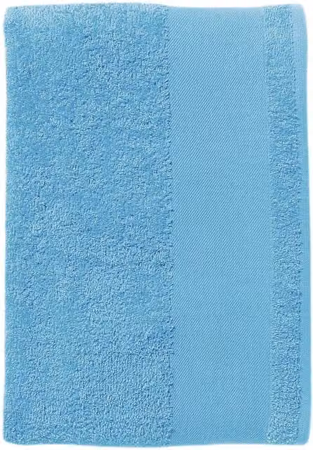 SOL'S Island 100 Cotton Terrycloth Bath Sheet in Turquoise with Hanging Loop