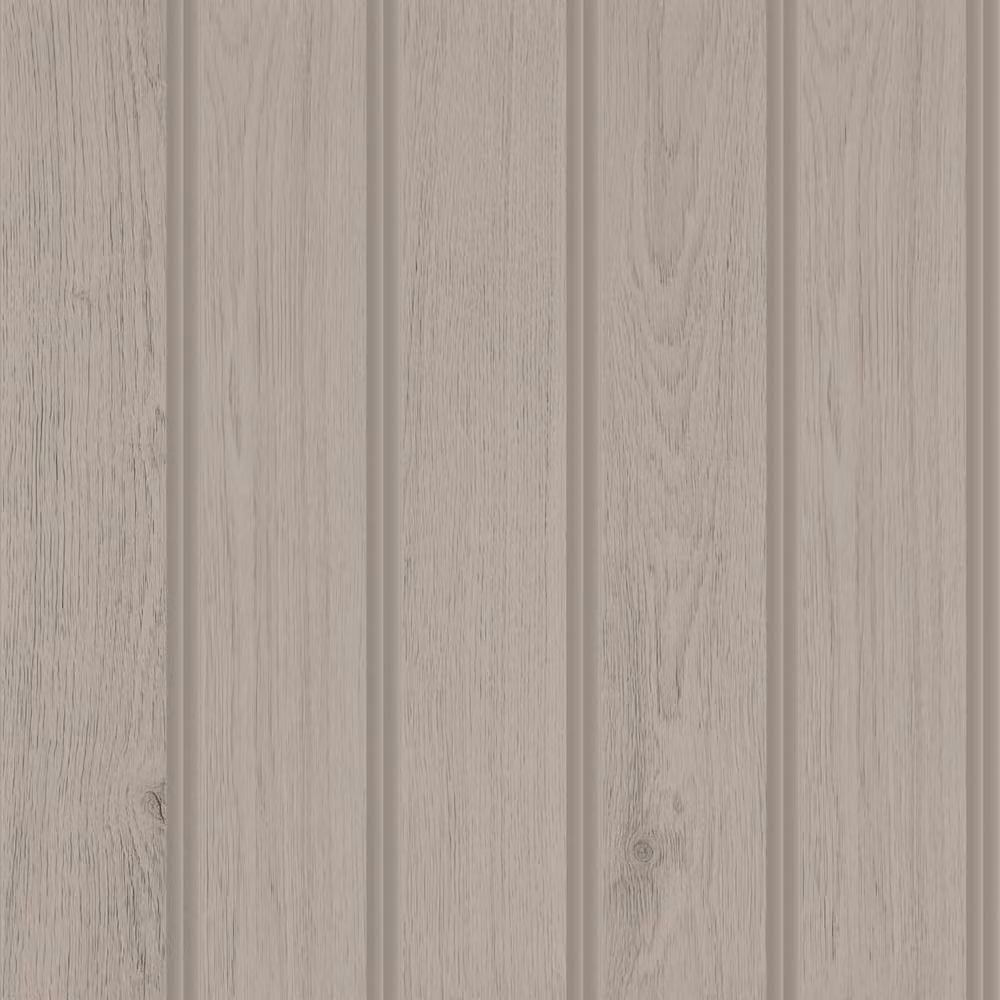 Hoopla Walls Tongue and Groove Striped Wallpaper in Grey, 10m Roll – 2