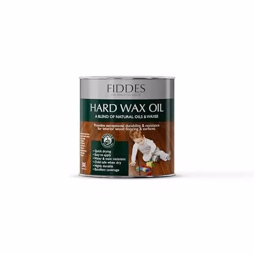 Fiddes Satin Finish Hard Wax Oil, Ultra Raw, 250 ml – 1