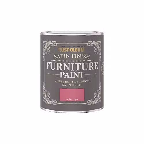 Rust-Oleum Pink Satin Furniture and Skirting Board Paint, Raspberry Ripple, 750ml – 3