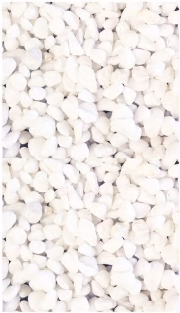 Aqua One Decorative Coloured Aquarium Gravel, 2kg, White, 7mm