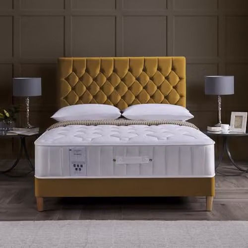Rest Relax Florida 1000 Pocket Sprung Quilted Mattress, Medium Tension, White, W/D/H: 120 x 190 x 25 cm – 2