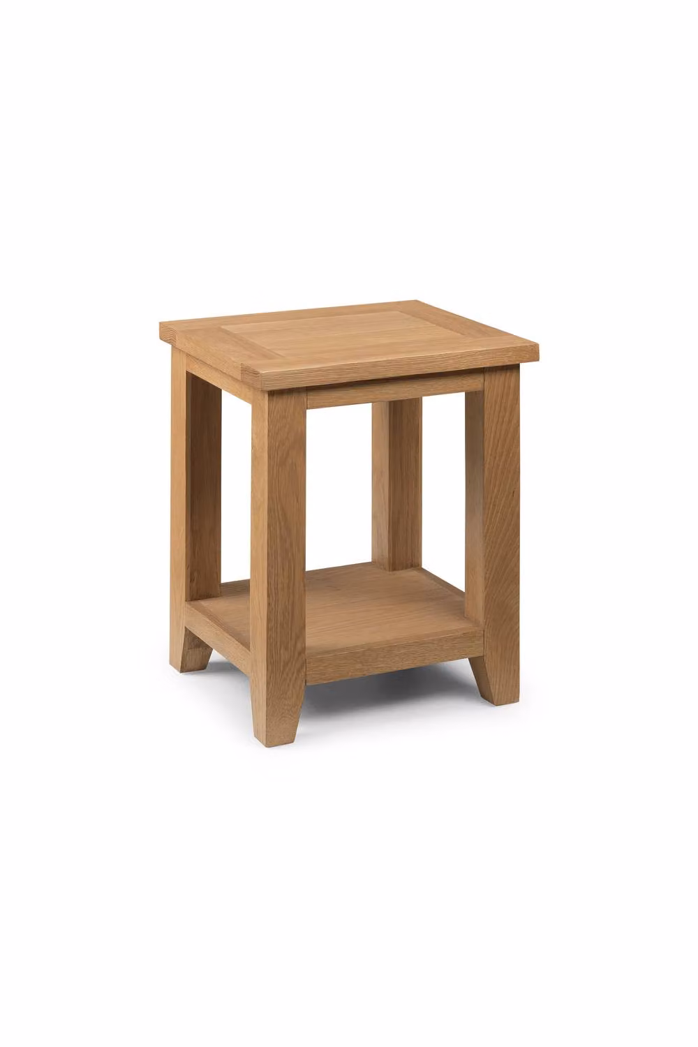 Julian Bowen Astoria Waxed Oak Side Table W/D/H: 38.0 x 44.0 x 55.0 cm – 4