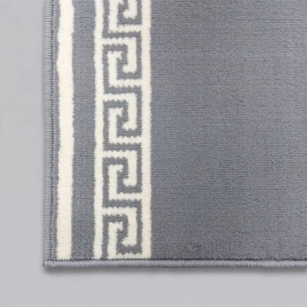 runrug Soft and Comfortable Stair Runner in Light Grey, W: 60 cm, L: 540 cm – 4