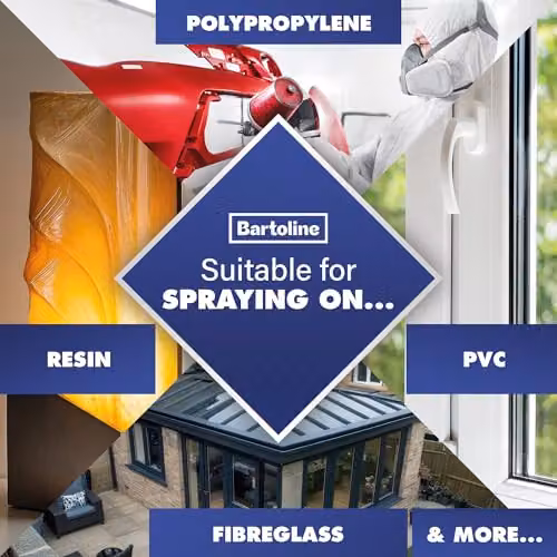 Bartoline Plastic Primer Spray White 400ml – 4