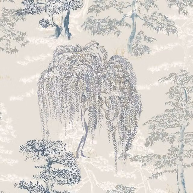 Arthouse Garden Wallpaper in Blue