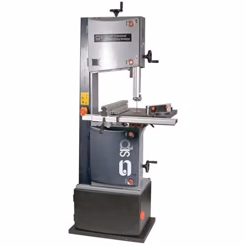 SIP 14 inch Benchtop Wood Bandsaw with Grey Cast Steel Tilt Table, 1500W, 230V, 235mm Cutting Height