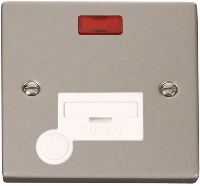 SE HOME White Surface Socket Plate with Plastic Finish