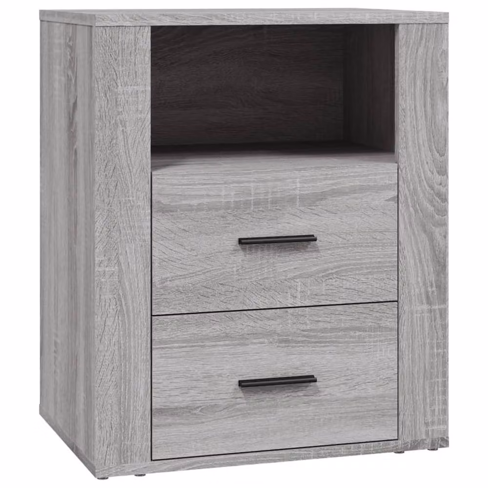Berkfield Home Classic Bedside Cabinet in Grey Sonoma, W/D/H: 50 x 36 x 60 cm – 2
