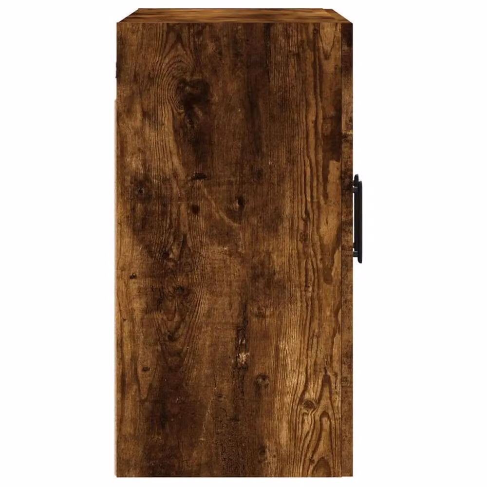 Berkfield Home Wall Mounted Smoked Oak Cabinet in Brown, W/D/H: 60 x 31 x 60 cm – 4